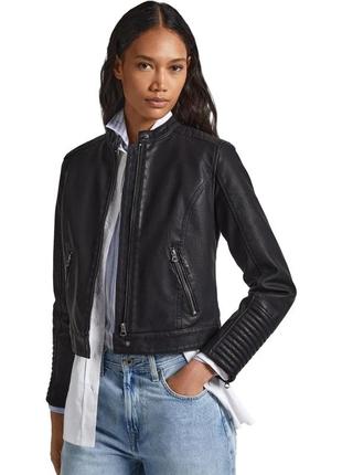 Шкіряна куртка pepe jeans (британський бренд)