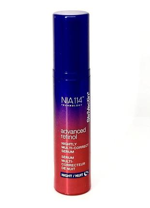 Нічна антивікова сиворотка strivectin  advanced retinol nightly multi correct serum 7 мл