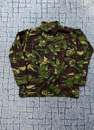 Рубашка армейская камуфляжная мужская на молнии и пуговицах l-xl