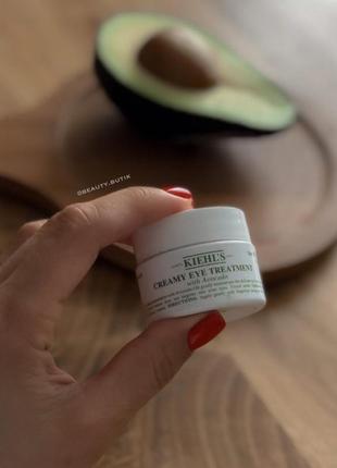 Крем для очей  kiehl's creamy under eye treatment with avocado oil