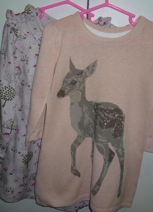 Детское трикотажное платье