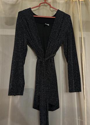 Накидка блестящего платья h&m