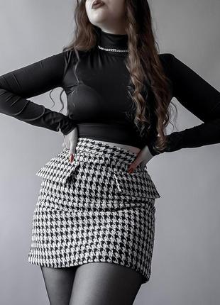 Невероятная юбочка в гусиную лапку💋