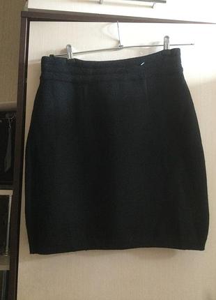 Anna holtblad, дизайнерская шерстяная трикотажная юбка, швеция.