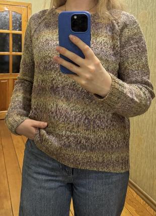 Свитер женский разноцветный размер 886 12 (m) m&amp;s