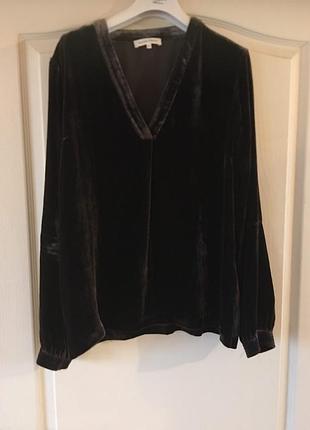 Бархатная блуза