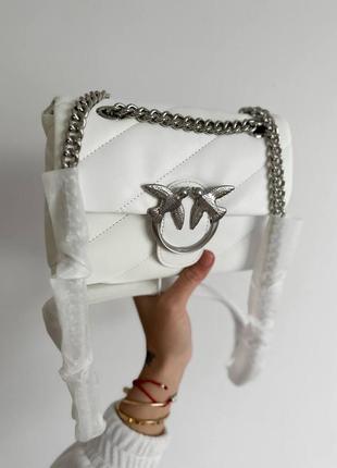 Біла шкіряна сумка 5