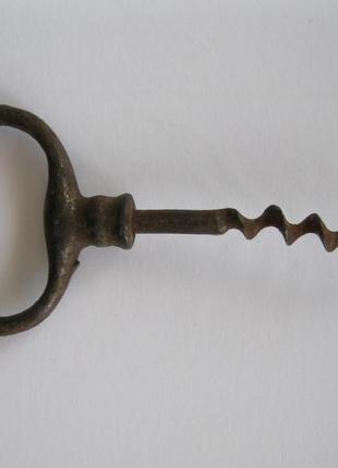 Антикварный винный штопор! из франции.
