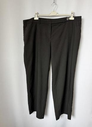 Next черные брюки прямые классические большой размер батал штаны