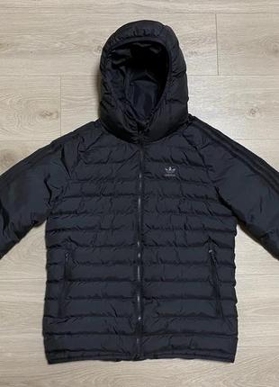 Куртка adidas bubble jacket зимняя теплая похолоска адидас