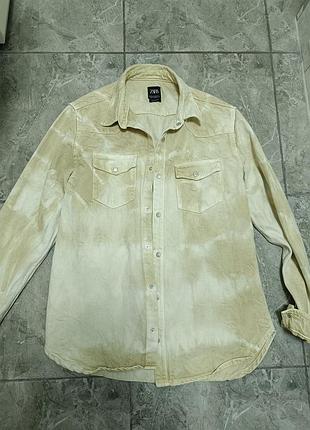 Джинсова сорочка zara