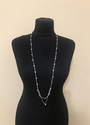 Драге колье из кристаллов сияющее3 фото