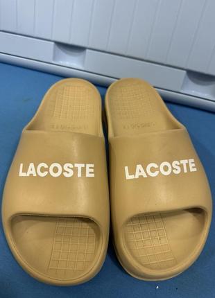 Шлепанцы lacoste