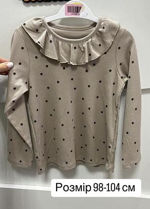 Кофта лонгслів реглан zara george 98 104 110 116 4