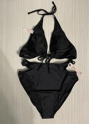 Купальник victoria’s secret swim топ s, плавки завищені s. вікторія сікрет