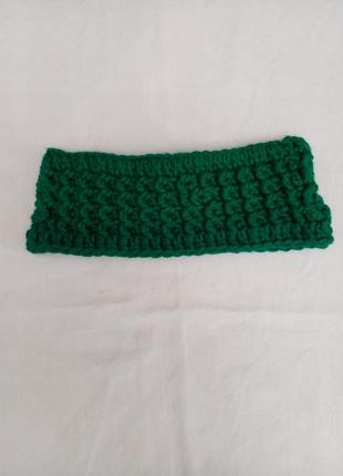 Вязаная повязка на голову