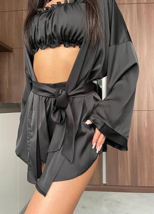 Зручний легкий халат різні відтінки 🔥🌈