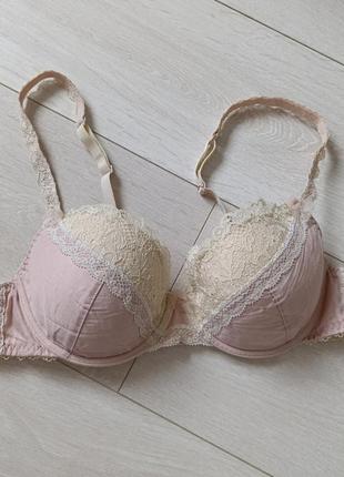 Бюстгальтер ажурный бюст нежный кружевной лиф кружевый m&amp;s 36a 80a 75b