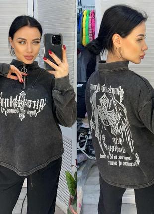 Стильное худи без утепления