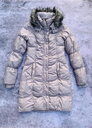 Жіночий пуховик куртка пальто stradivarius xs/s