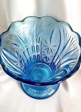 Ваза кольорове скло вінтаж срср вінтажна