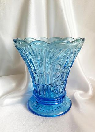 Ваза кольорове скло вінтаж срср вінтажна