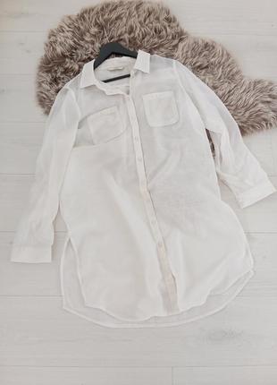 Подовжена рубашка-парео george