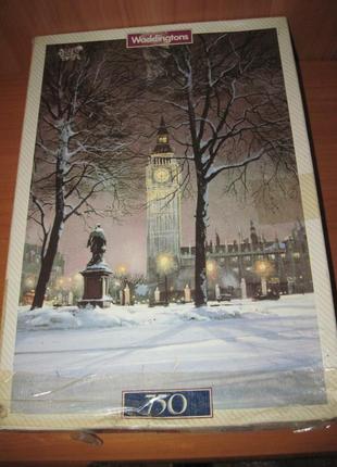 Пазлы винтажные "waddington" 750 шт. " big ben"