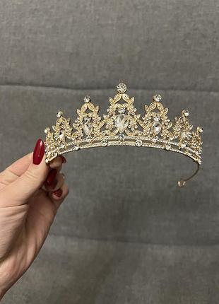 Диадема, диадема, корона, тиара, тиара, украшение, заколка, золото,серебро8 фото