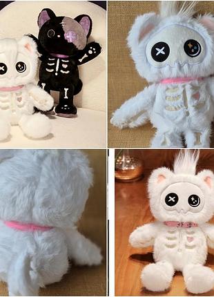 М'яка іграшка кіт готична halloween кіт скелет кот скелет кота игрушка-скелет монстр готический чере