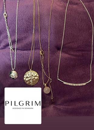 Колье кольє ланцюжки кулон підвіска pilgrim