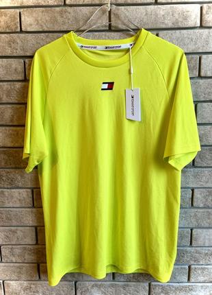 Tommy hilfiger sport, яскрава футболочка, xl