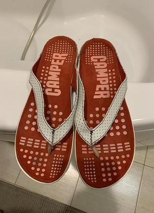 Шкіряні в'єтнамки - шльопанці camper 40