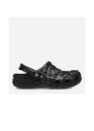 Мужские сабо crocs w10 CLOG geometric black