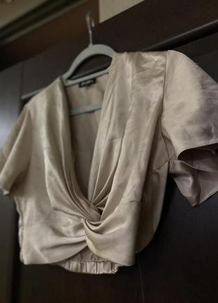 Шелковый топ