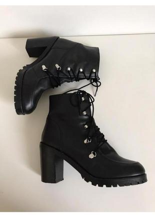 Ботинки кожаные asos