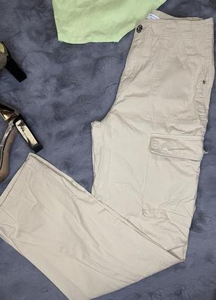 Прямые джинсы-карго bershka с карманами