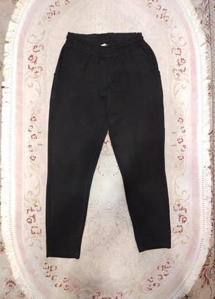 Брендовые вискозные трикотажные брюки штаны на флисе