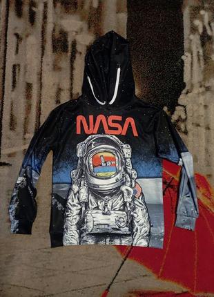 Чоловіча капюшонка худі толстовка кофта nasa