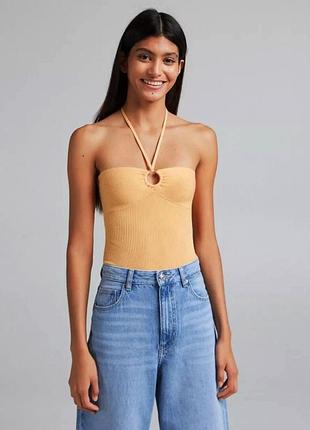 Боди в рубчик bershka, m