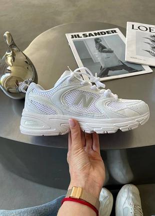 Кроссовки 1950 баланс 530 белые new balance 530 premium white