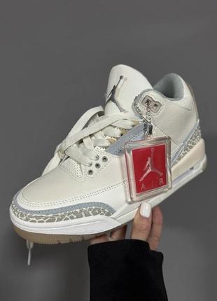 Кроссовки - air retro 3 ремесло белый