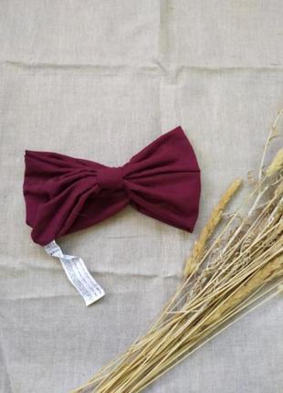 Повязка для волос чалма pull & bear бордовая / марсала