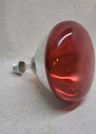 Инфракрасная лампа красная для птиц (курчат, цыплят, кур, перепелов, бройлера) и животных