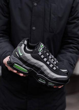 Кросівки nike air max 95 black grey silver 4