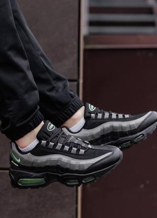 Кросівки nike air max 95 black grey silver 7