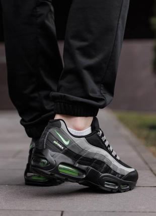 Кросівки nike air max 95 black grey silver 8