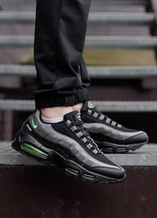 Кросівки nike air max 95 black grey silver 9