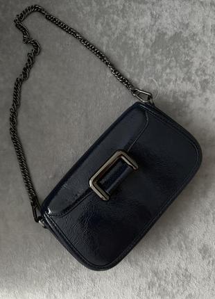 Продам кожаный клатч zara