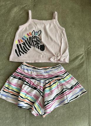 Літній костюм з шортами 18 міс
